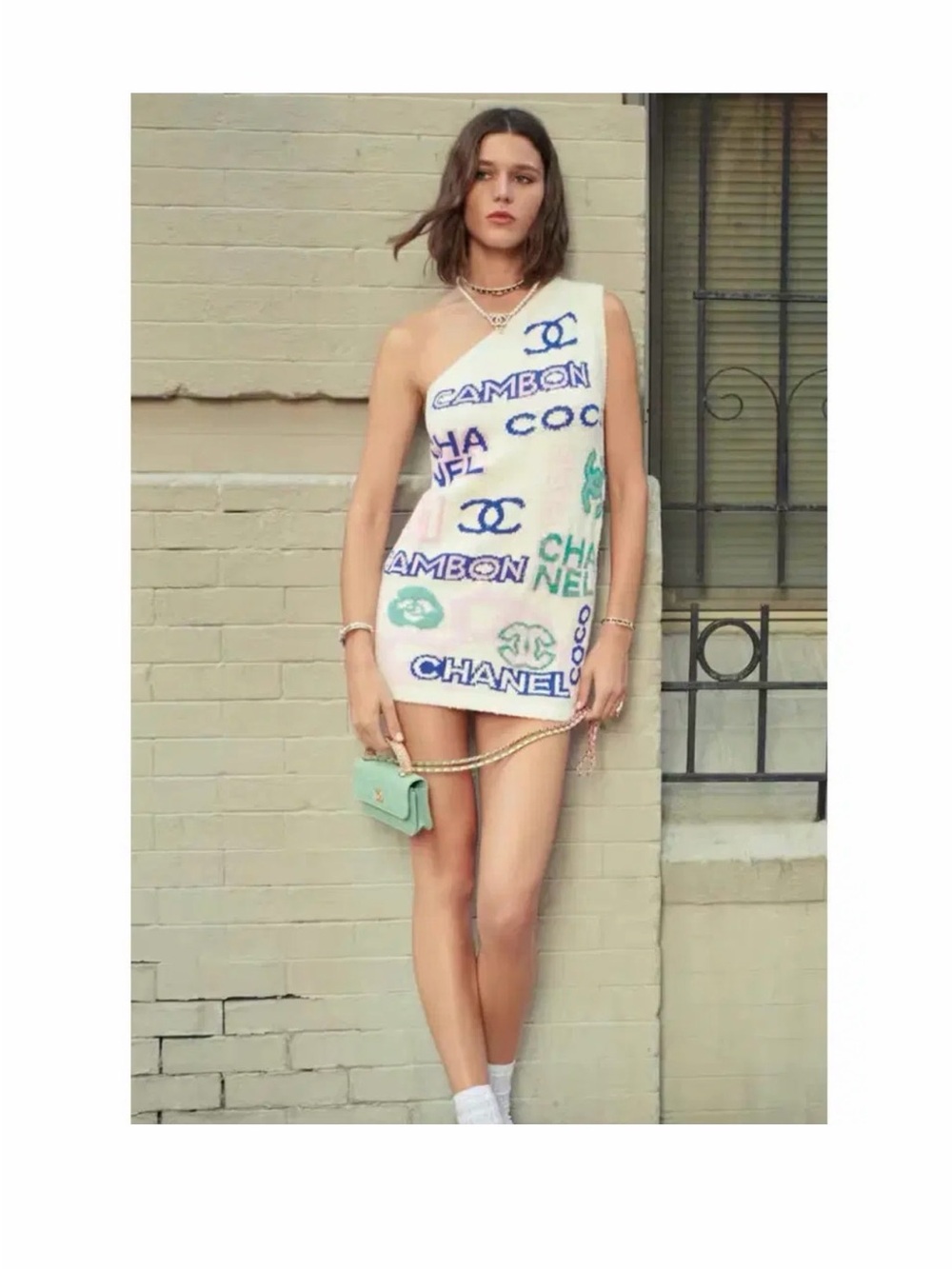 CHANEL 2023 mini Shoulder dress NWT
Size: M I US6, FR38